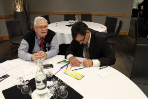 Alfonz Koncan and Brent DePape return to their educational roots and provide a pair of sample drawings which will be boosted into space in the coming year.