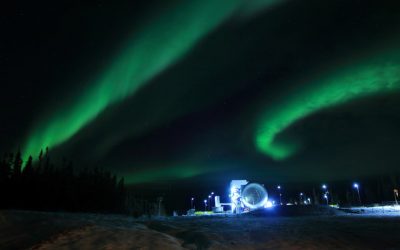 Northern lights at GLACIER