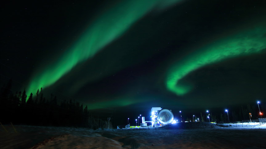 Northern lights at GLACIER