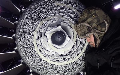 Rolls-Royce lean-burn combustion engine stars icing tests