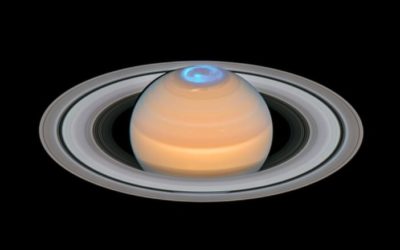 Hubble spots Saturn ‘northern lights’